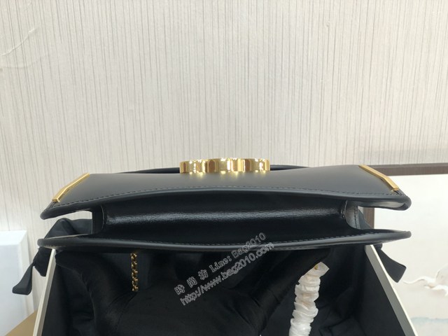 Celine專櫃2022新品凱旋門Besace鏈條包腋下包 199273 賽琳BESACE TRIOMPHE亮澤牛皮革鏈條包 sldj2363